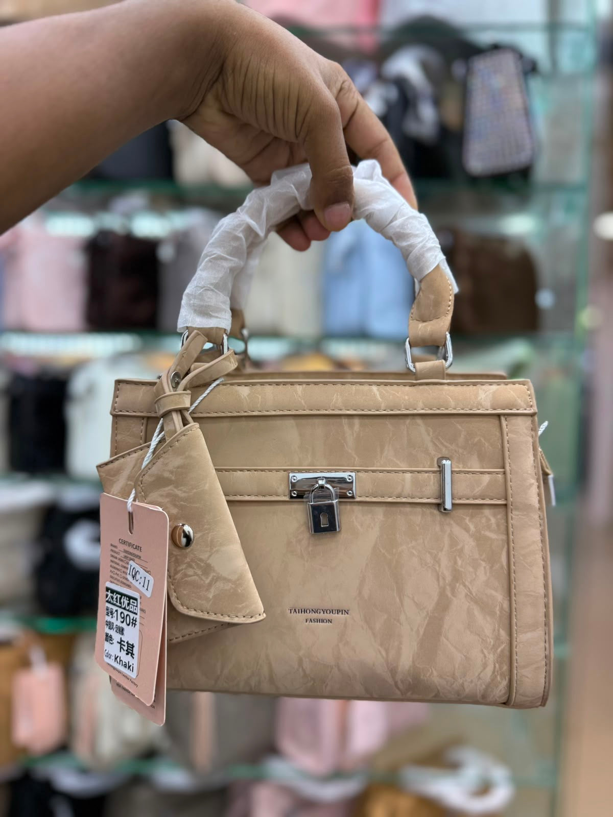 Taihong Marble Collection – Stylish Long Belt Bag with Multiple Colors & Spacious Compartments